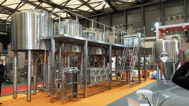 Detailed Introduction of 2000L Four Vessel Brewhouse in 2018 CBB